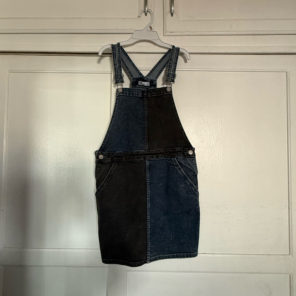 Epic Threads Blue and Black Denim Overalls